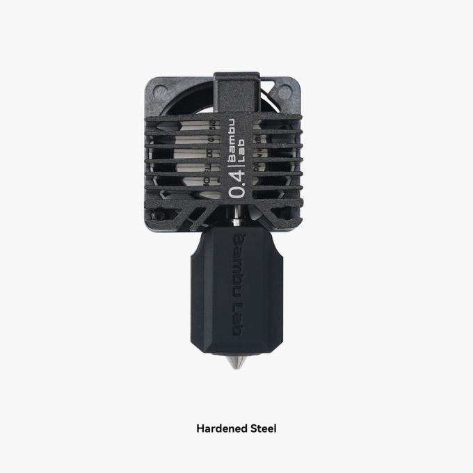 Bambu Lab P1S/P1P Complete Hotend Assembly with Hardened Steel Nozzle