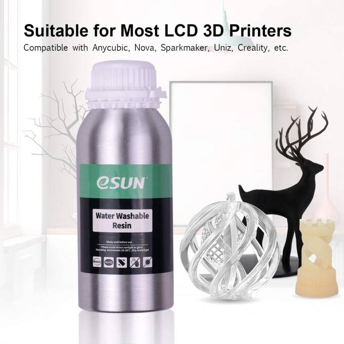 eSun UV/LCD Water Washable Resin