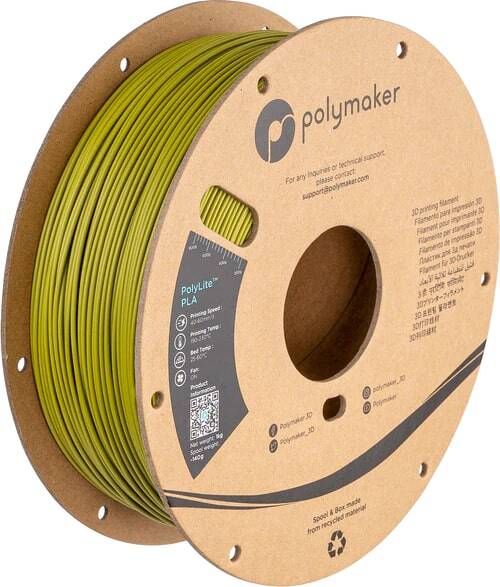 Polymaker PolyLite PLA filament featuring Jamfree Technology