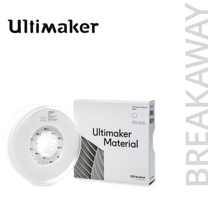 UltiMaker Breakaway Filament White 750 g