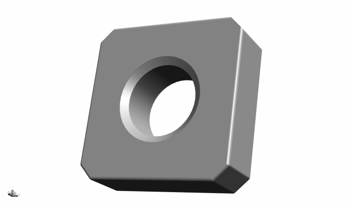 Ultimaker Square Nut M3 S5 MS